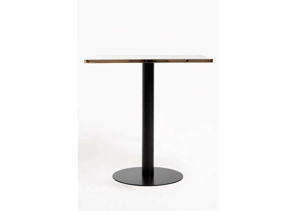 Mesa Roffi Quadrada 70 cm Preta — Branco — foto 3