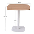 Mesa Sentul White 60 cm — Madeira Natural — foto 1