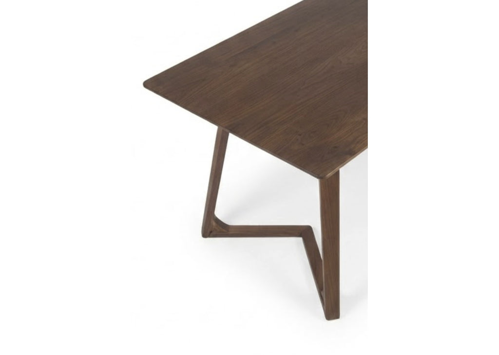 Mesa Wane Retangular 140x80 cm — Madeira escura — foto 8