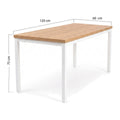 Mesa Wenky Retangular 120x60 cm Clara — Branco — foto 1