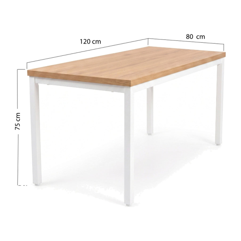Mesa Wenky Retangular 120x80 cm Clara — Branco — foto 1