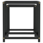 Mesas de centro 2 pcs MDF preto — foto 3