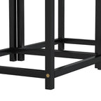 Mesas de centro 2 pcs MDF preto — foto 4