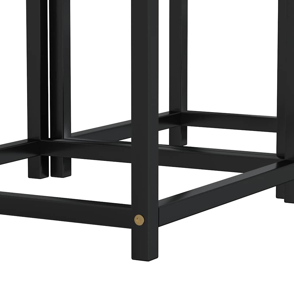 Mesas de centro 2 pcs MDF preto — foto 4