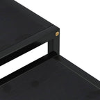 Mesas de centro 2 pcs MDF preto — foto 5