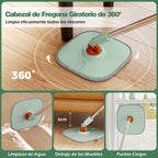 Mopa e Balde com Escorredor - Sistema 360° com 2 Panos de Microfibra Lavável — foto 7