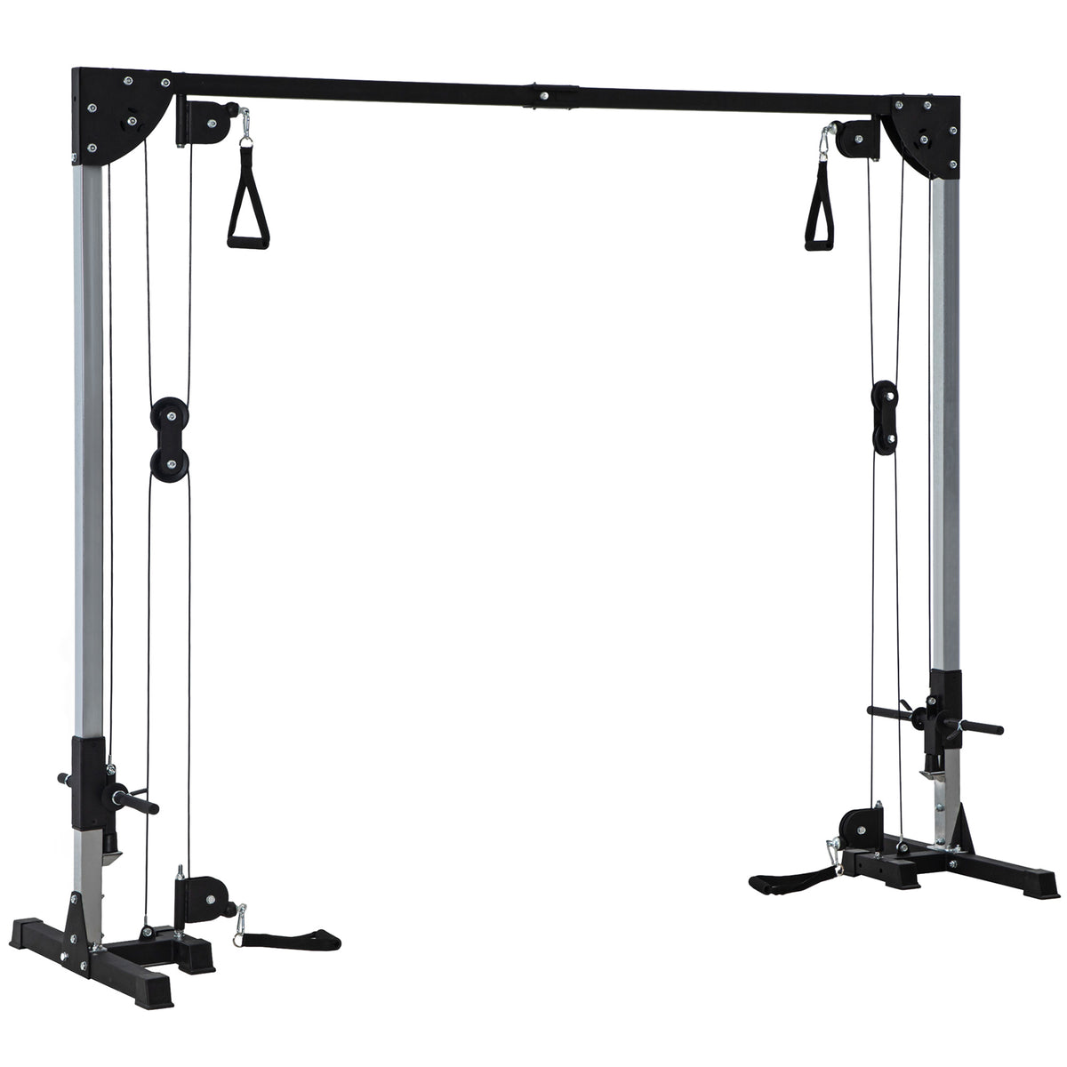Equipamento de Musculação Dupla Polia Carga Livre com Haltere 2x50Kg 245x85x207 cm — foto 1