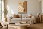 Vaso e ramo · Boho · Quadro em tons neutros — neutro-vaso-e-ramo-boho_ver_70x100_sala