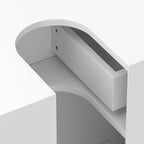 Móvel sob Lavatório de Banheiro Móvel Moderno com Pés e Dobradiças de Fecho Amortecido Gaveta 2 Portas Branco — imagem 9