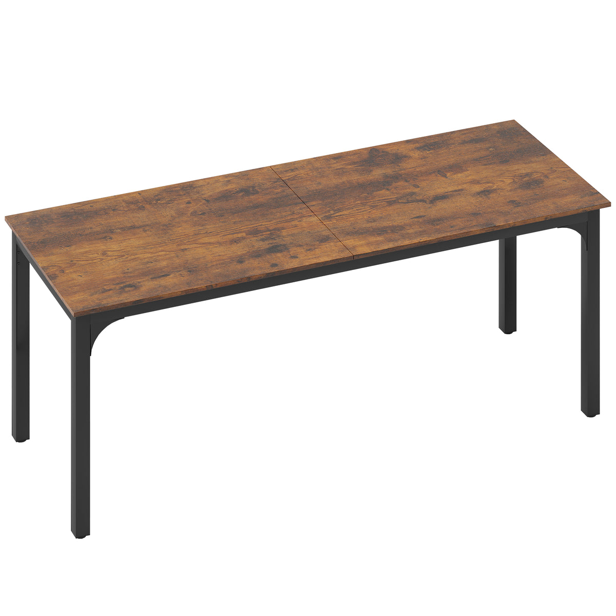 Mesa, Mesa de Computador, design rústico, muito espaço, aglomerado, Castanho — foto 1