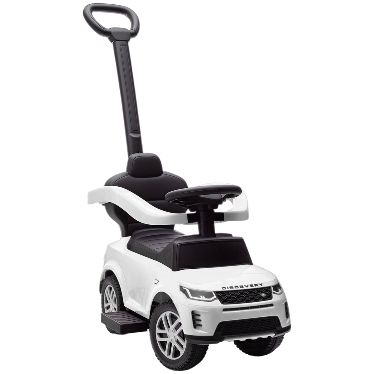 Andador Infantil Land Rover Discovery Licenciado Carrinho para EmPUrrar com Pega Removível 84x40x94,5cm Branco — foto 1