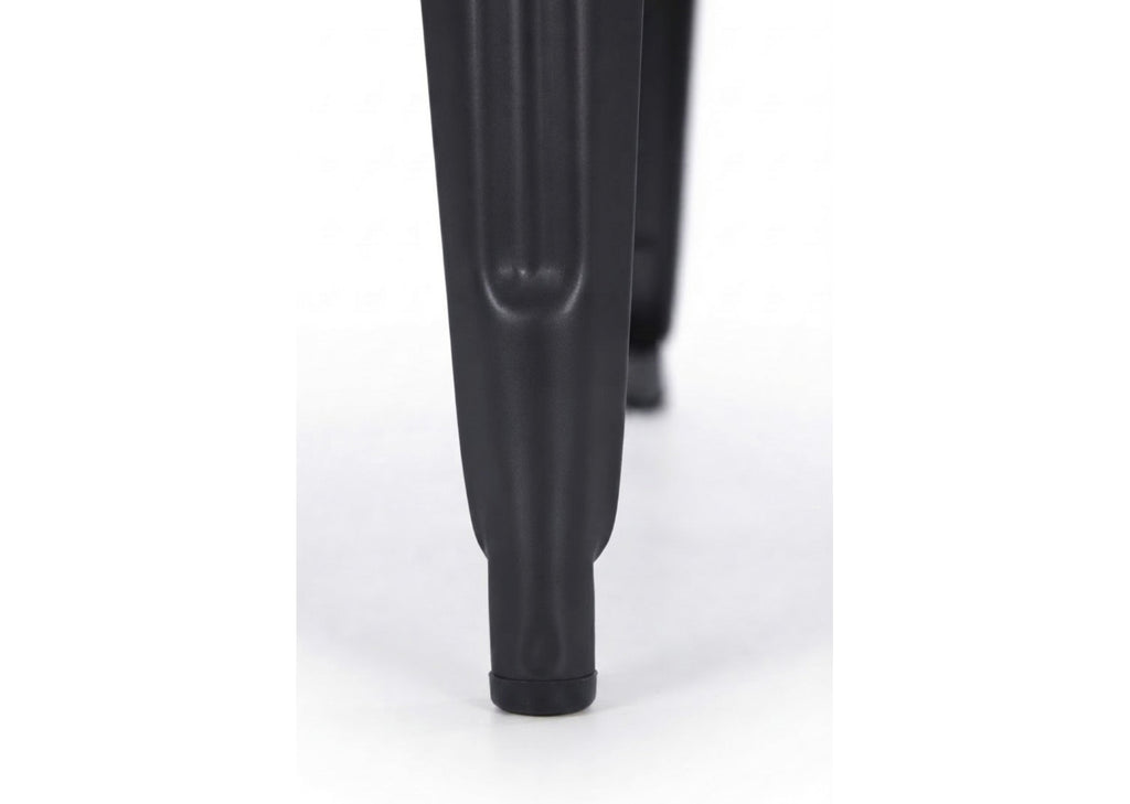 Pack 4 Bancos Lixe Madeira Natural 76 cm — Preto mate — foto 5