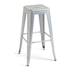 Pack 4 Bancos Meyer Basic Altos 76 cm — Cinza metalizado — foto 3