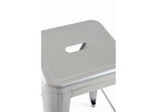 Pack 4 Bancos Meyer Basic Altos 76 cm — Cinza metalizado — foto 5