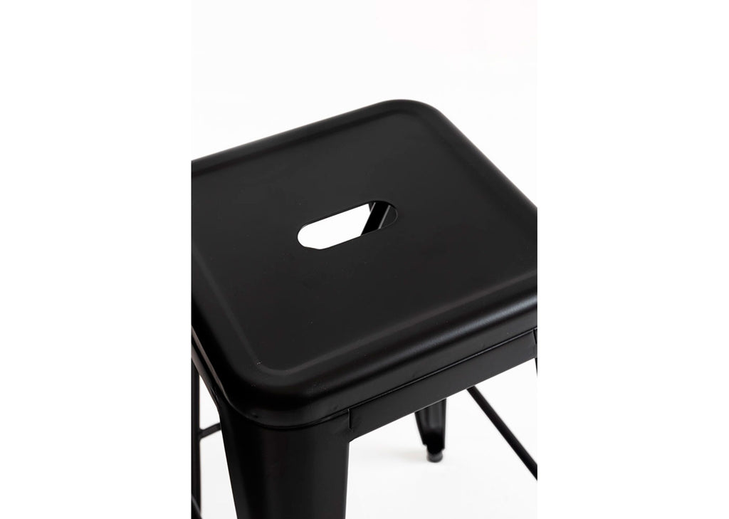 Pack 4 Bancos Meyer Basic Altos 76 cm — Preto — foto 5