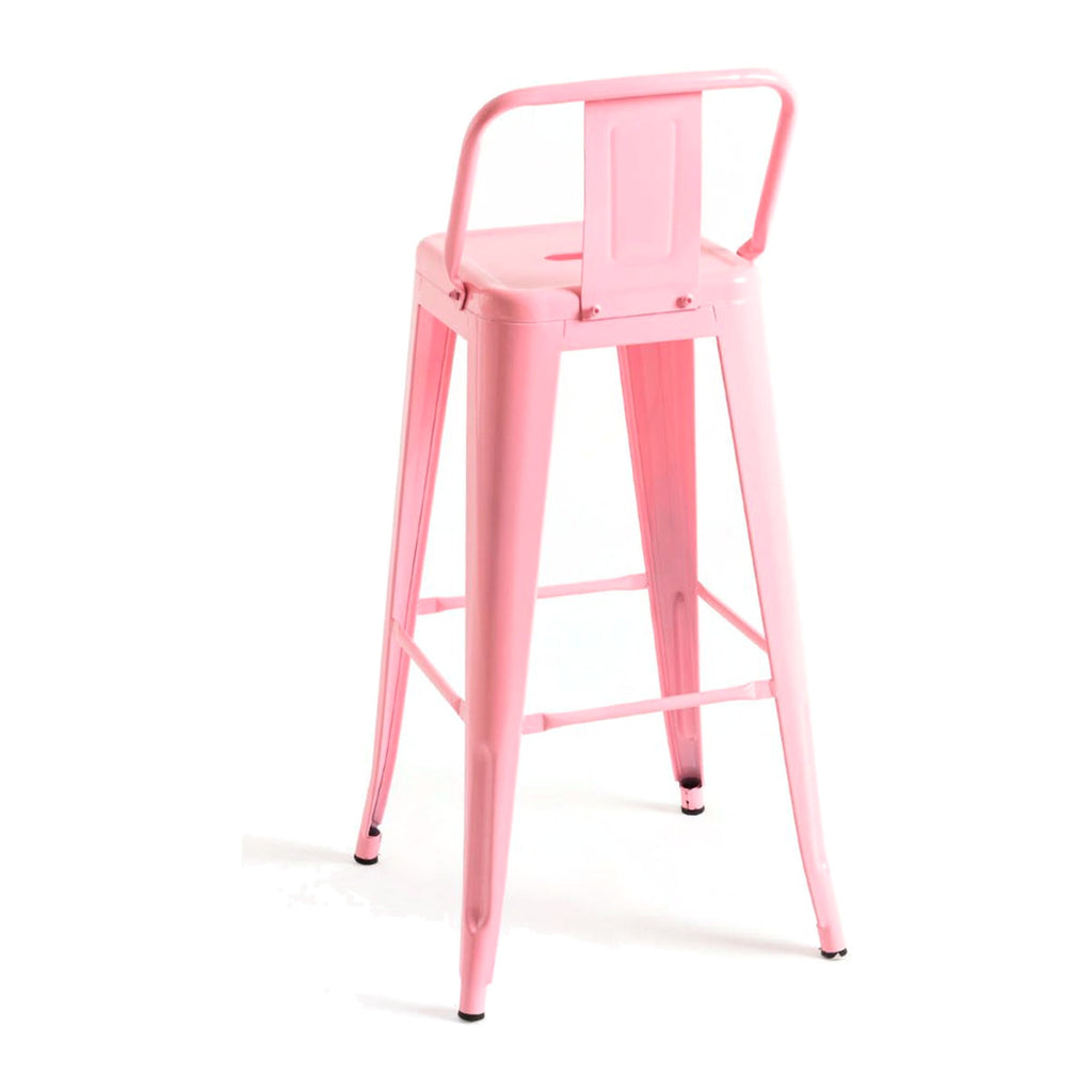 Pack 4 Bancos Meyer Encosto 100 cm — Rosa — foto 4