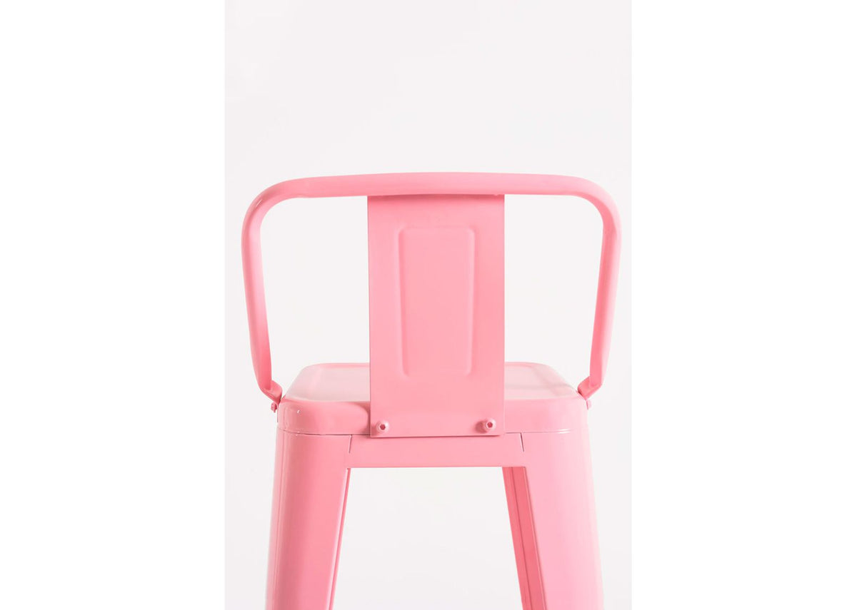 Pack 4 Bancos Meyer Encosto 100 cm — Rosa — foto 5