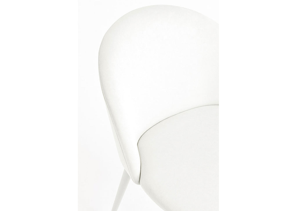 Pack 4 Cadeiras White Hill Veludo — Branco — foto 5