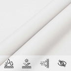 Para-sol retangular 400x700 cm tecido Oxford branco — foto 6