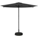 Parasol de Jardim com Base Retangular 2,7 x 2,7 m Poliéster — foto 2