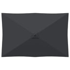 Parasol de Jardim com Base Retangular 2 x 3 m Poliéster — foto 4
