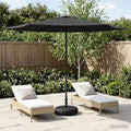 Parasol de Jardim com Base Retangular 3 x 3 m Poliéster — foto 1