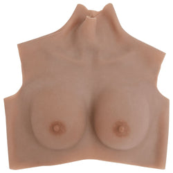 Peitoral de silicone bronzeado copa B — foto 2