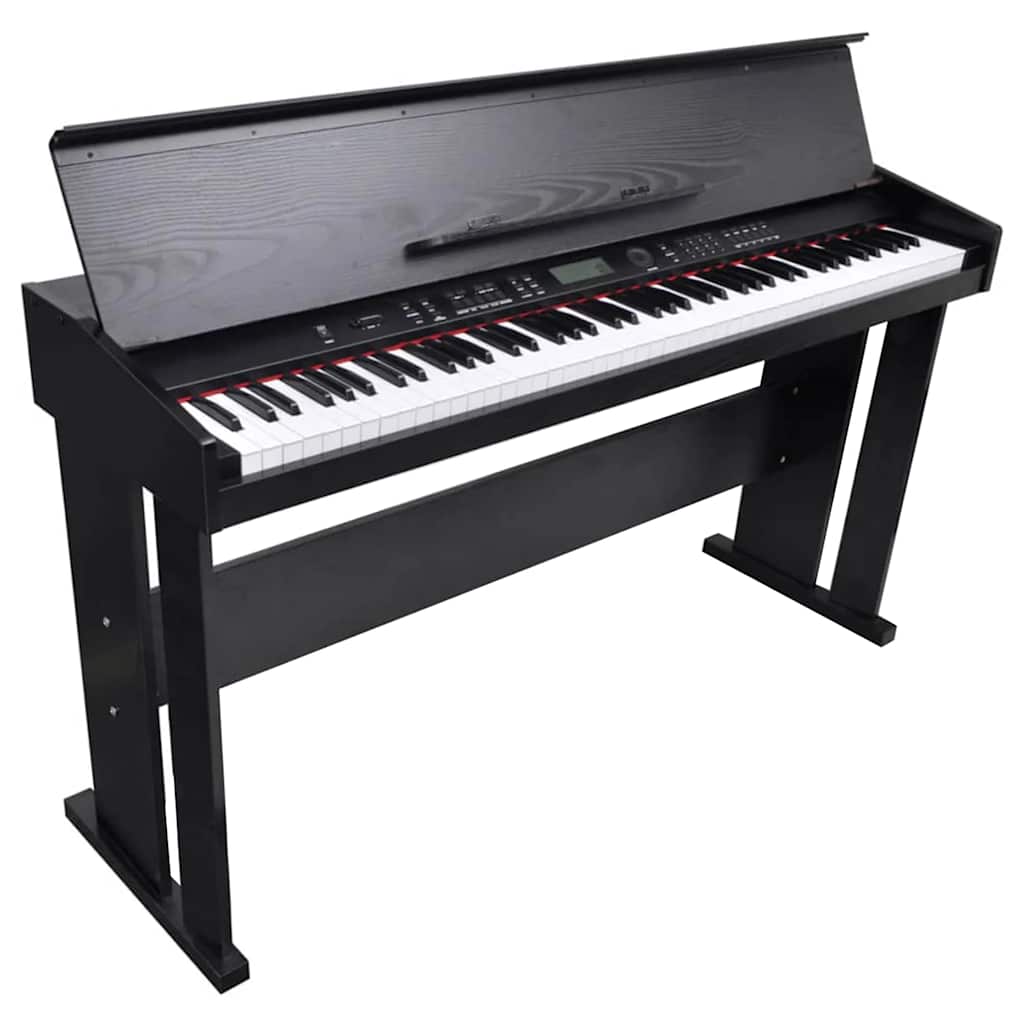 Piano digital clássico electrónico com 88 teclas e tripé — foto 1