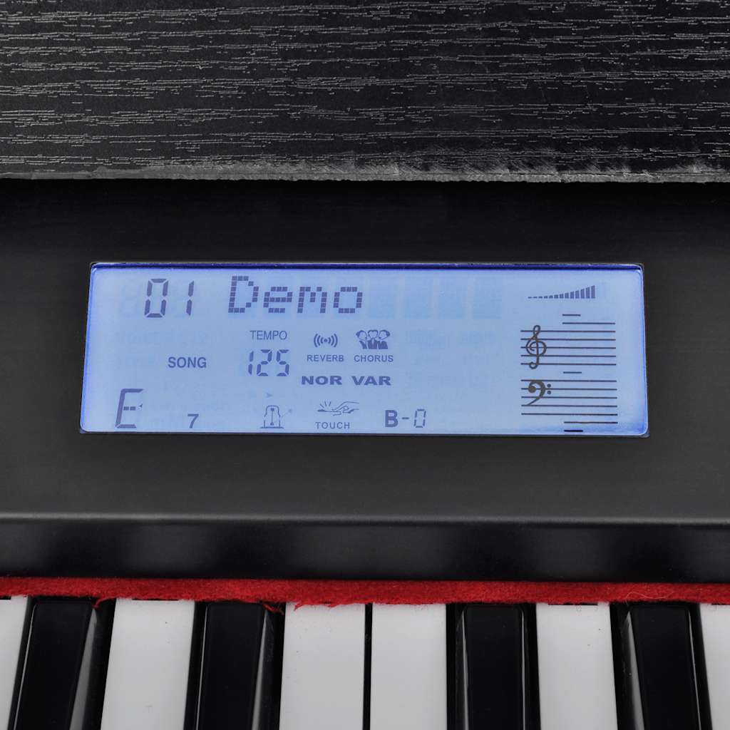 Piano digital clássico electrónico com 88 teclas e tripé — foto 7