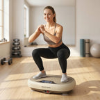 Plataforma Vibratória 20 Velocidades 3 Programas Plataforma de Vibração Muscular 150W com Ecrã LED Comando à Distância Máquina para Exercício em Casa Emagrecimento Drenagem Linfática — foto 2