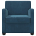 poltrona Azul Veludo — foto 3