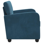 poltrona Azul Veludo — foto 4