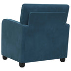 poltrona Azul Veludo — foto 5