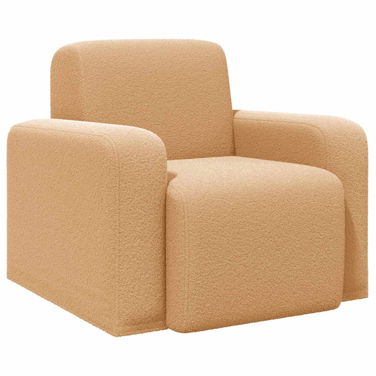 poltrona Bege Bouclé — foto 2