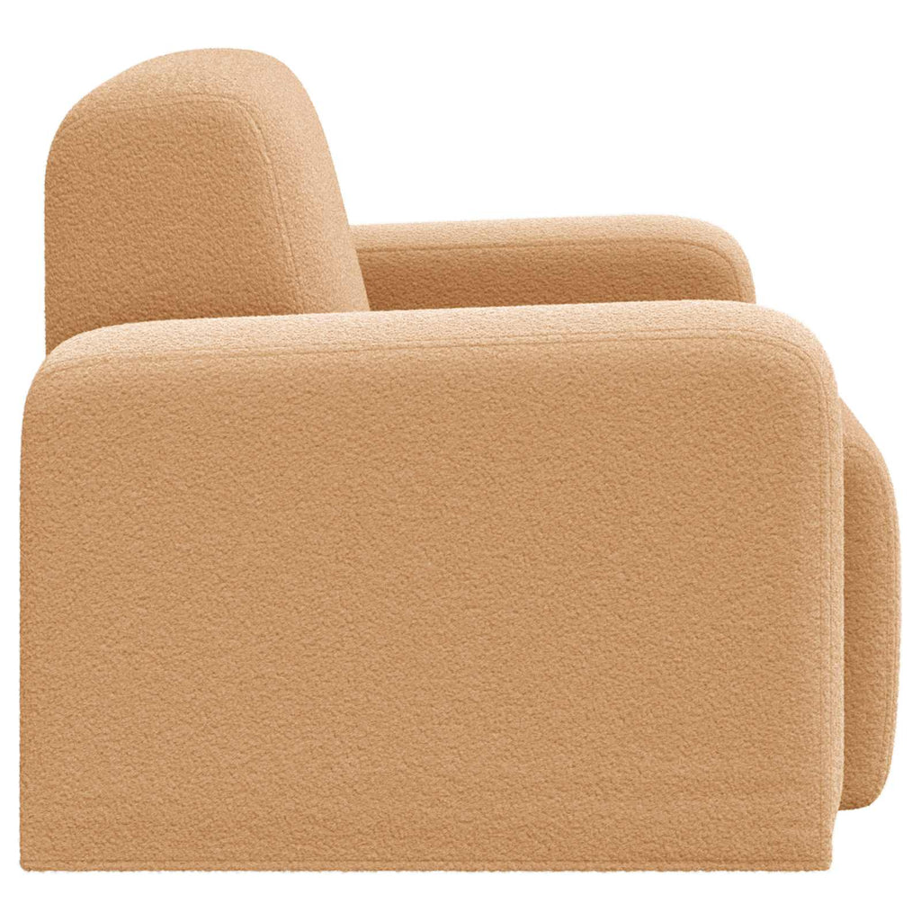 poltrona Bege Bouclé — foto 4