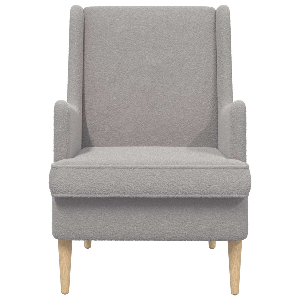 poltrona Cinzento-claro Bouclé — foto 4