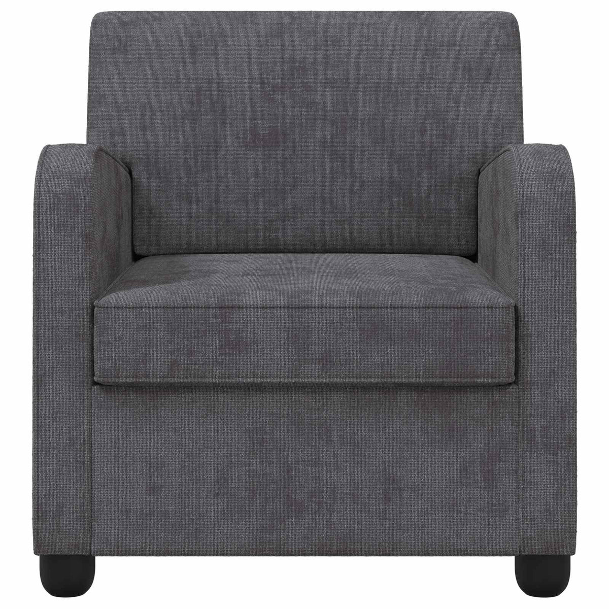 poltrona Cinzento-Escuro Chenille — foto 3