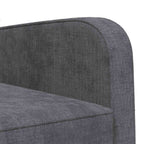 poltrona Cinzento-Escuro Chenille — foto 6