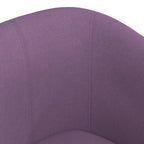 Poltrona com apoio de pés tecido roxo — foto 5