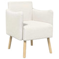 Poltrona Creme Bouclé — foto 2