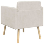 Poltrona Creme Tecido Chenille — foto 5