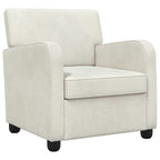 poltrona Creme Veludo — foto 2