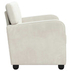poltrona Creme Veludo — foto 4