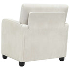 poltrona Creme Veludo — foto 5