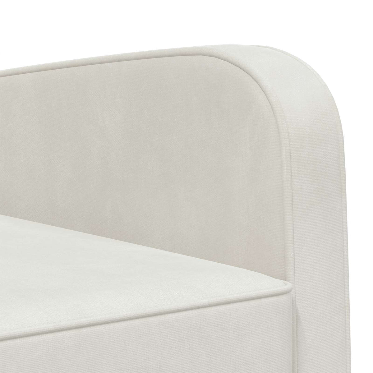 poltrona Creme Veludo — foto 6