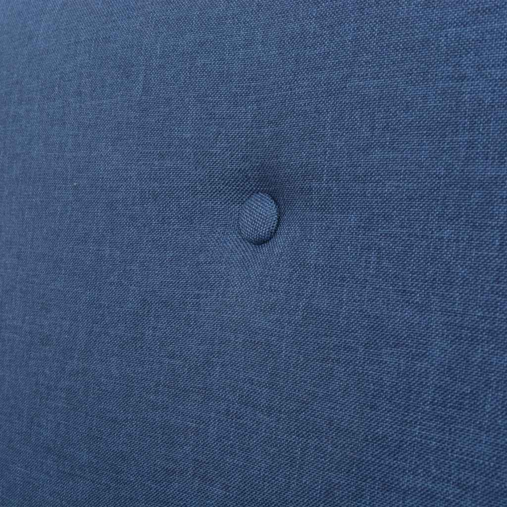 Poltrona em tecido azul — foto 7
