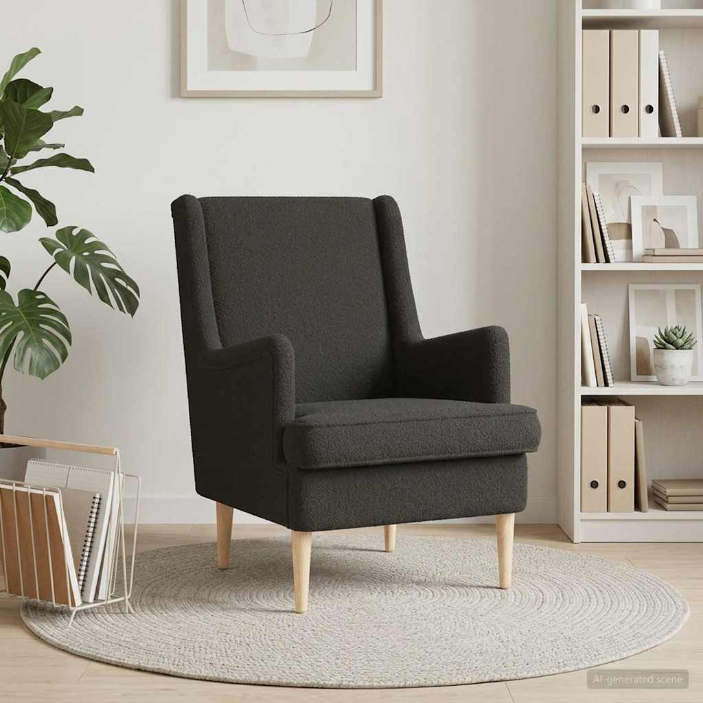 poltrona Preto Tecido — foto 3