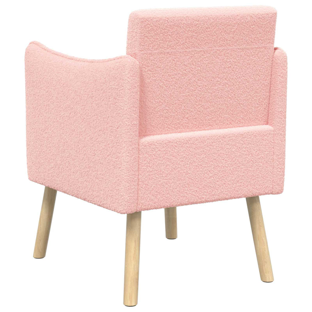 Poltrona Rosa Bouclé — foto 5