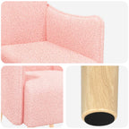 Poltrona Rosa Bouclé — foto 6