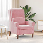 poltrona Rosa Veludo — foto 1